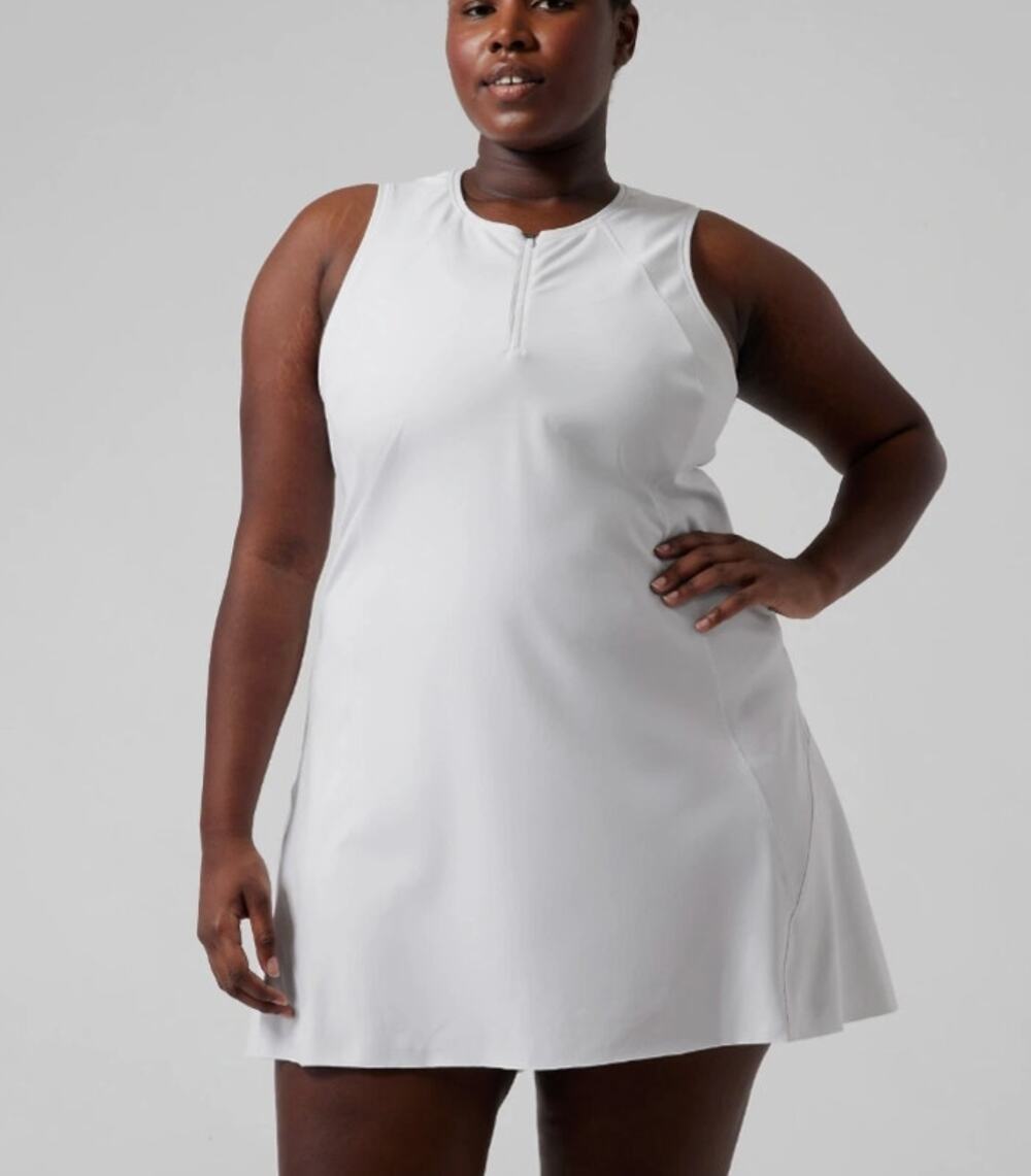 Athleta Ace White Athletic Tennis Dress NWT Size 2X